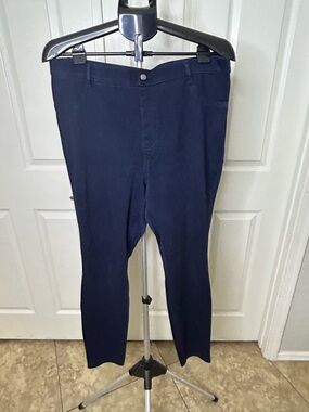 Time and Tru Navy Pull-On Jeans XL 16-18